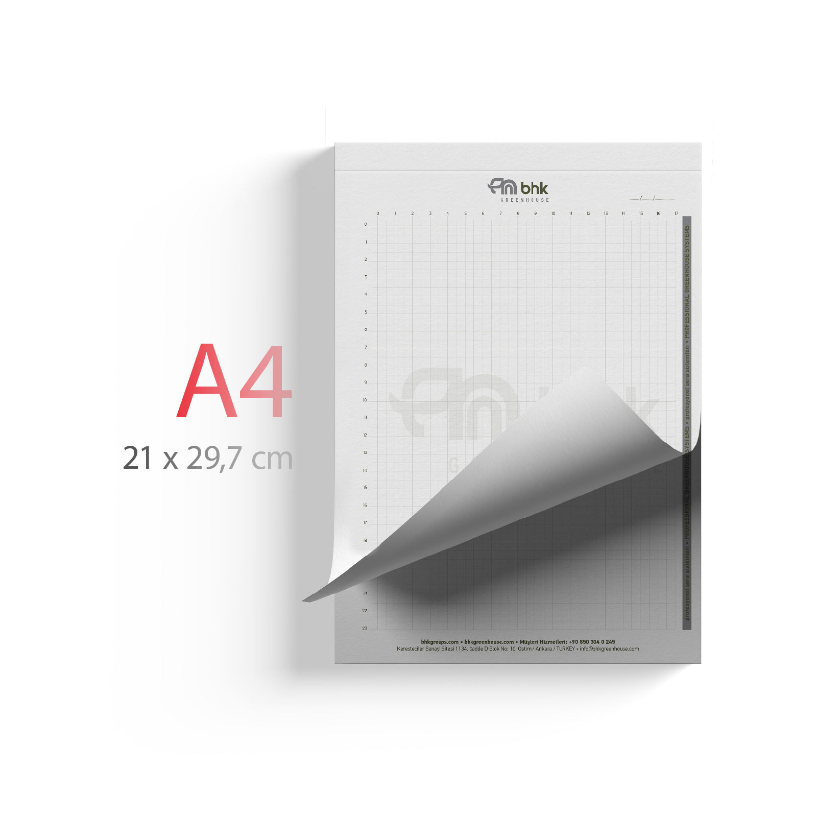 ala-50 a4 Tutkallı Bloknot — promosyon ürünü
