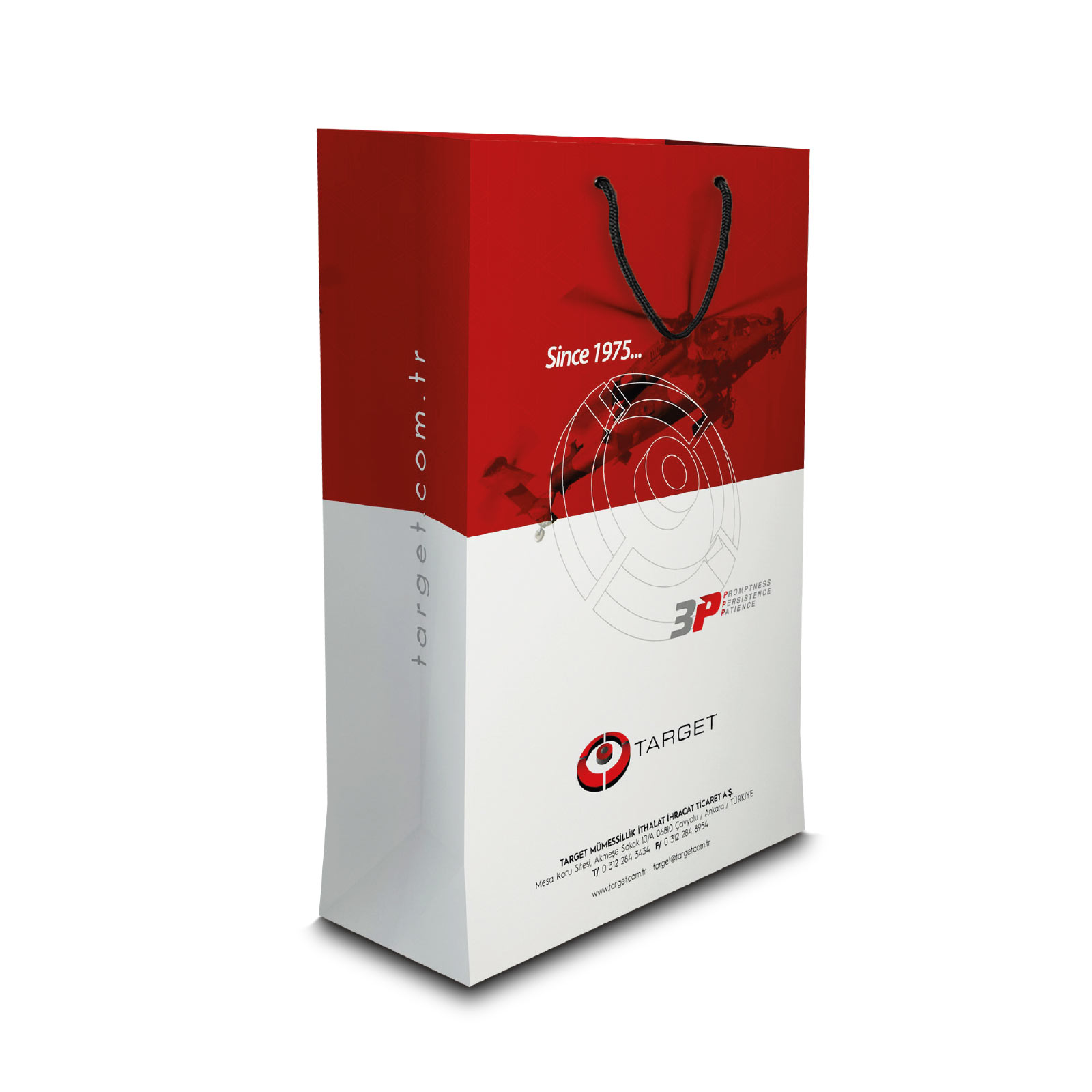 ala-54 Büyük Boy Dikey Karton çanta(36x23x10.5 cm) — promosyon ürünü