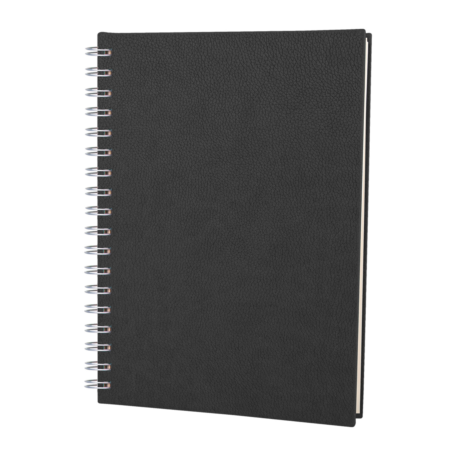 Altındağ Kareli Spiralli Tarihsiz Defter (17x24 cm) - Siyah promosyon ürünü