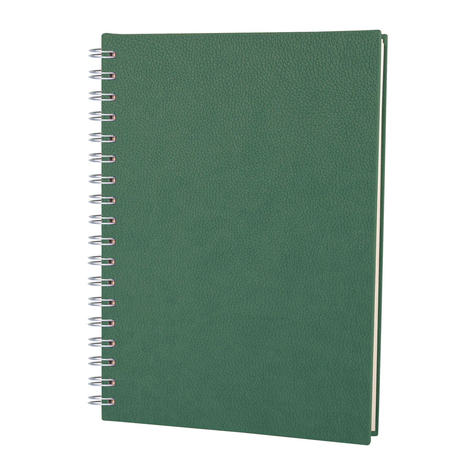 Altındağ Kareli Spiralli Tarihsiz Defter (17x24 cm) - Yeşil promosyon ürünü
