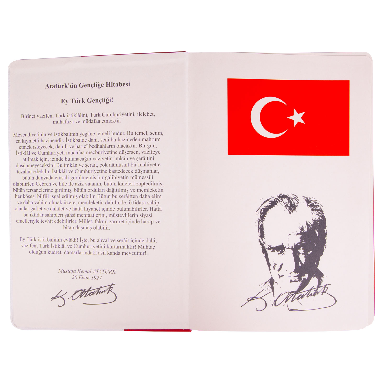 Atatürk Tarihsiz Defter (17x24 cm) promosyon ürünü