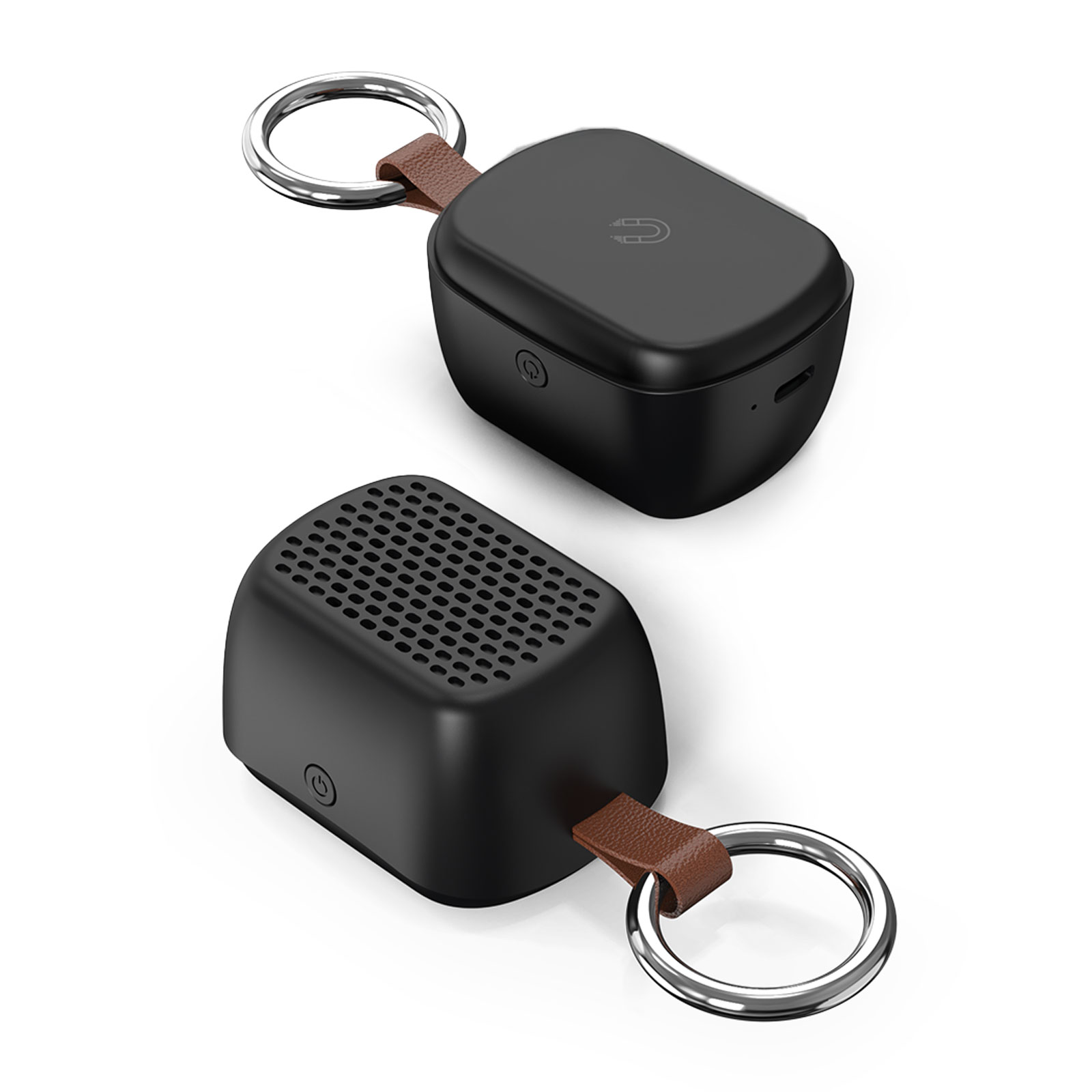 Avaz Bluetooth Mıknatıslı Işıklı Hoparlör - Siyah promosyon ürünü