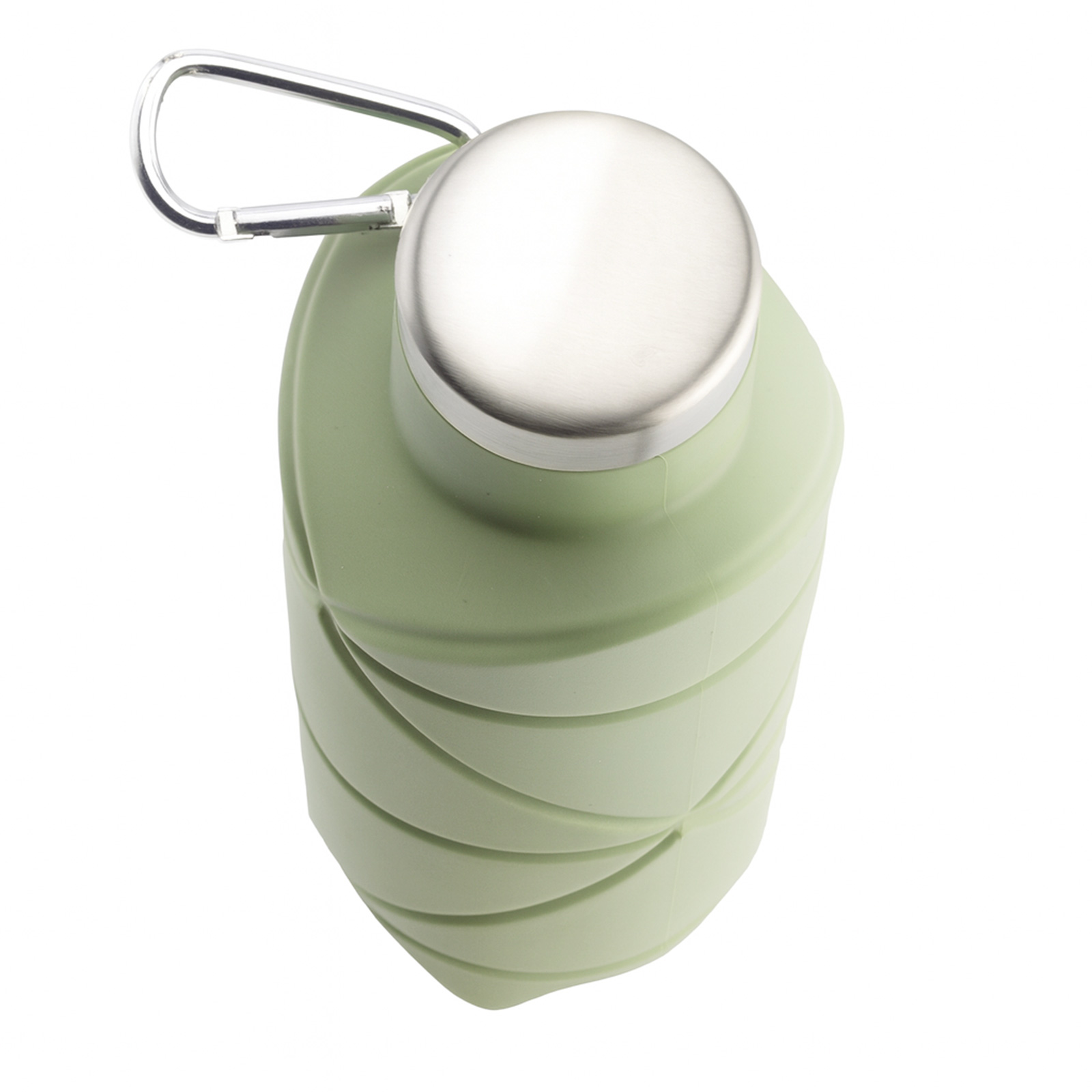 Aydeniz 700 ml Katlanabilir Silikon Matara - Yeşil promosyon ürünü