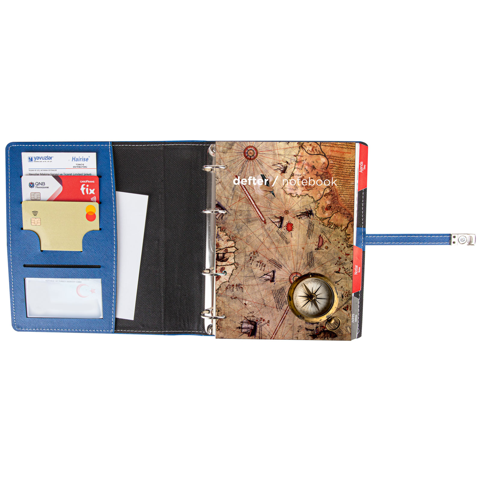 Aydınlıkevler Organizer Defter (18x21,5 cm) - Siyah promosyon ürünü