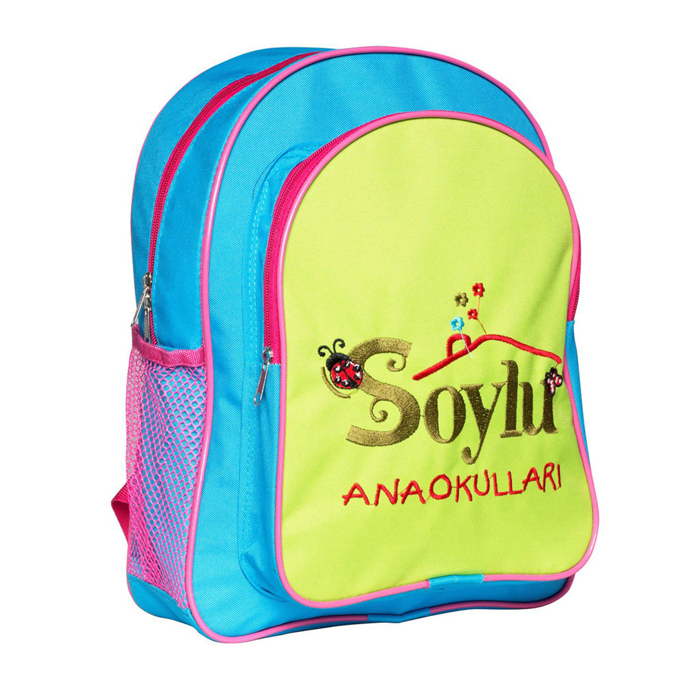 Bambu Anaokulu Çantası - Mavi promosyon ürünü