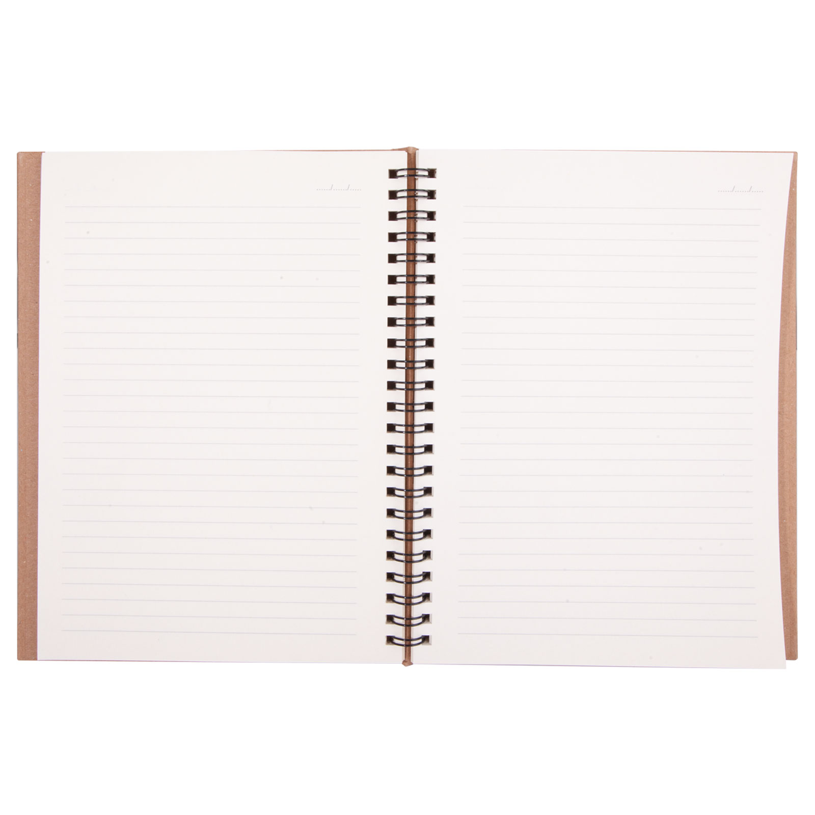 Basınevleri Kraft Spiralli Tarihsiz Defter (15x21 cm) promosyon ürünü