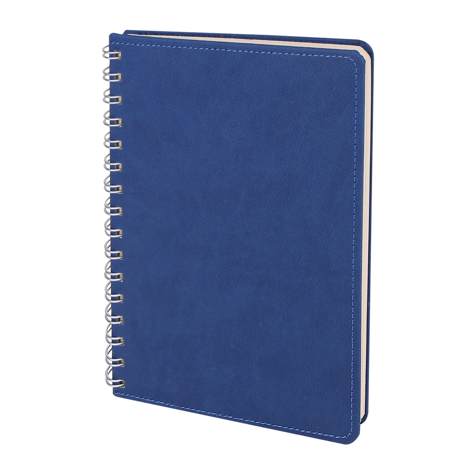 Batıkent Spiralli Tarihsiz Defter (15x21 cm) - Lacivert promosyon ürünü