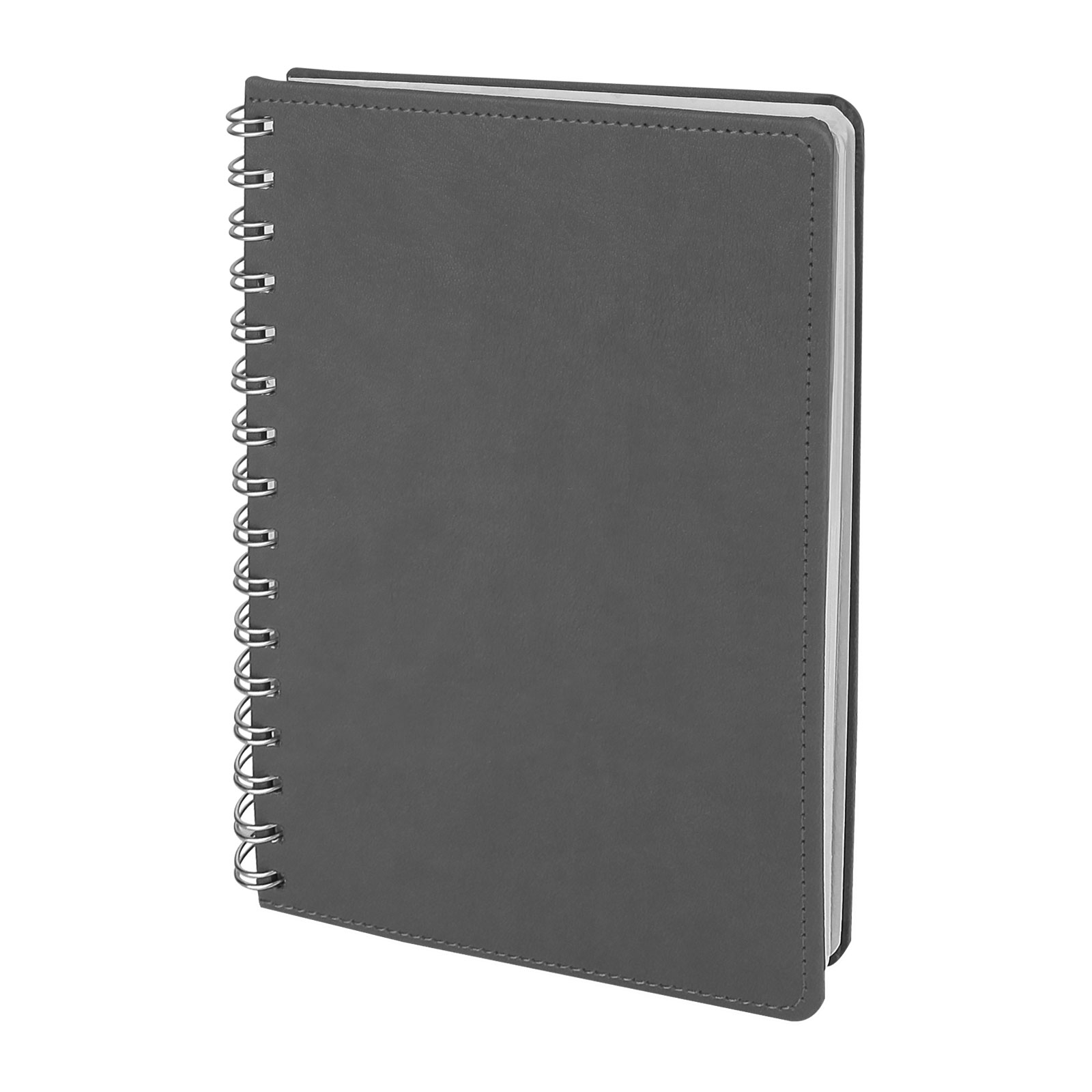 Batıkent Spiralli Tarihsiz Defter (15x21 cm) - Gri promosyon ürünü