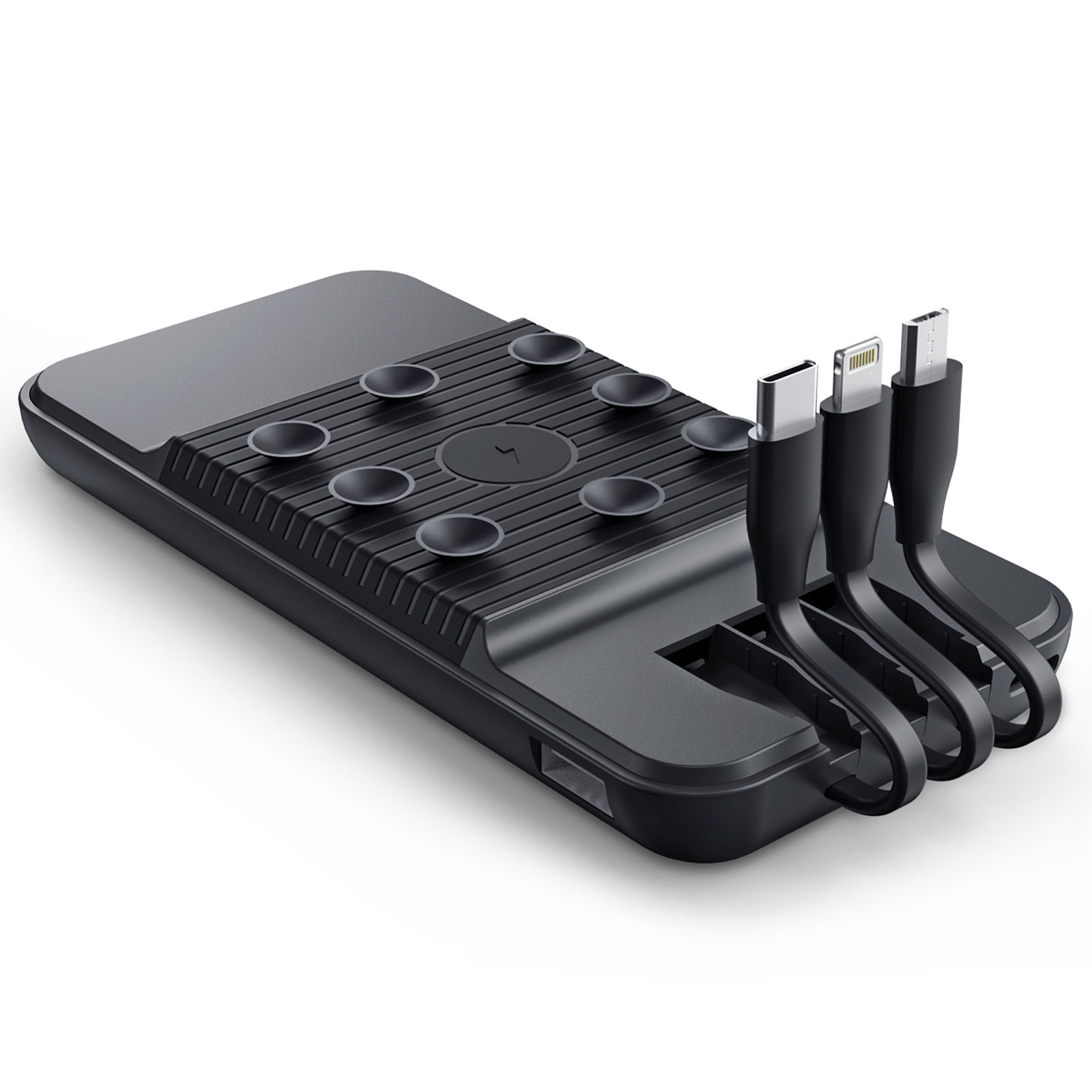Çiriş 10.000 mah Wıreless Standlı Powerbank - Siyah promosyon ürünü
