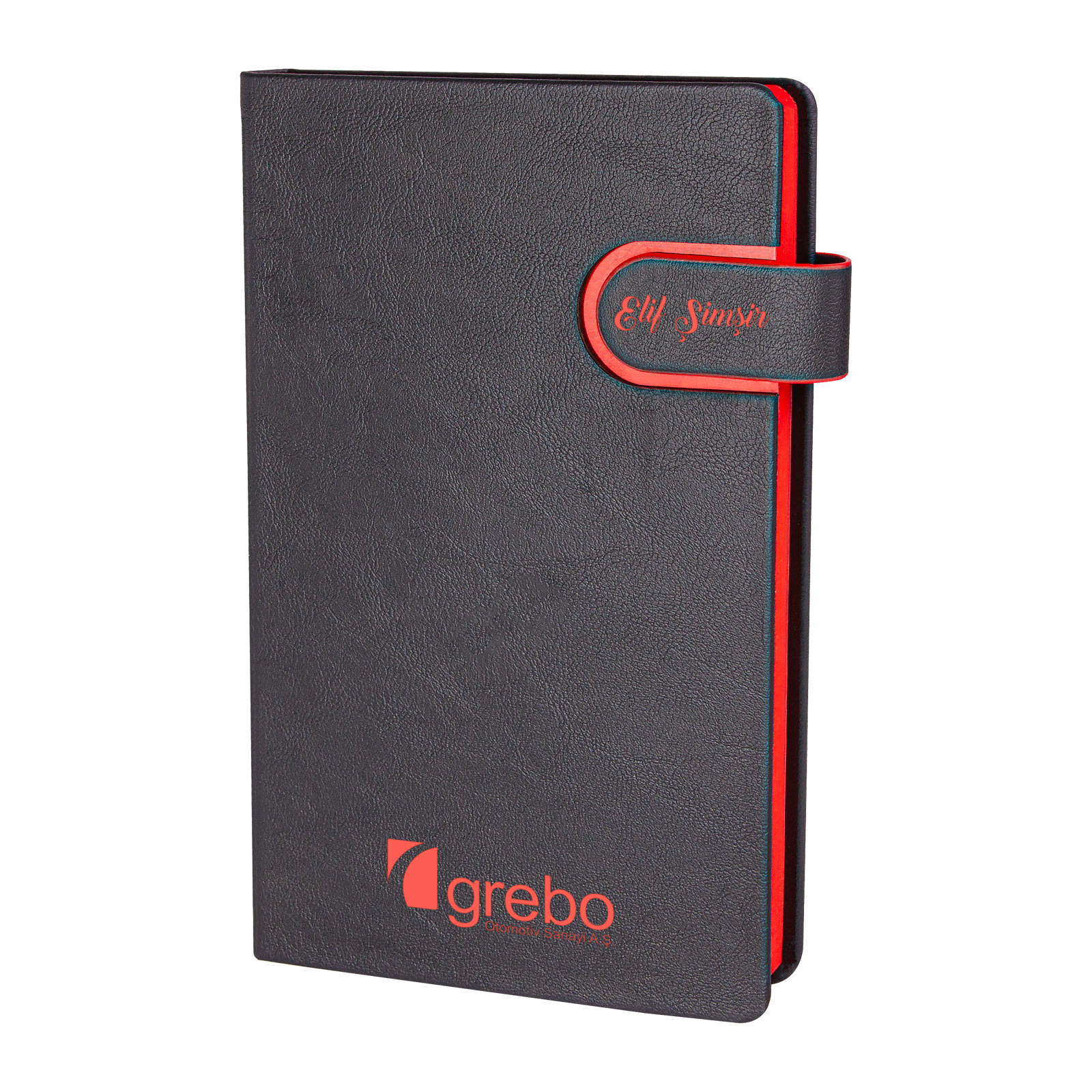 Emek Tarihsiz Defter (13x21 cm) - Kırmızı promosyon ürünü