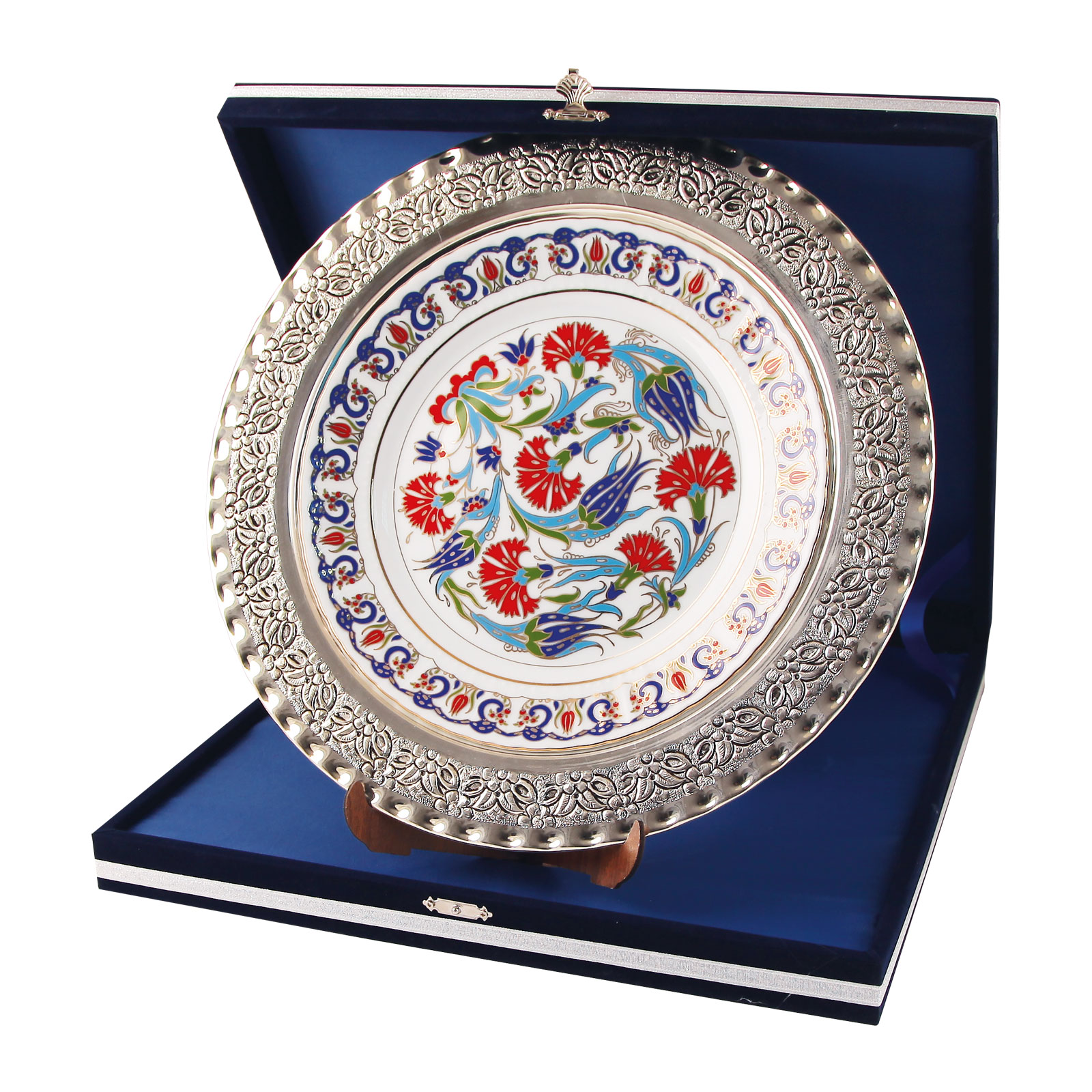 gpt-01 İşlemeli Plaket Tabak - Gümüş promosyon ürünü
