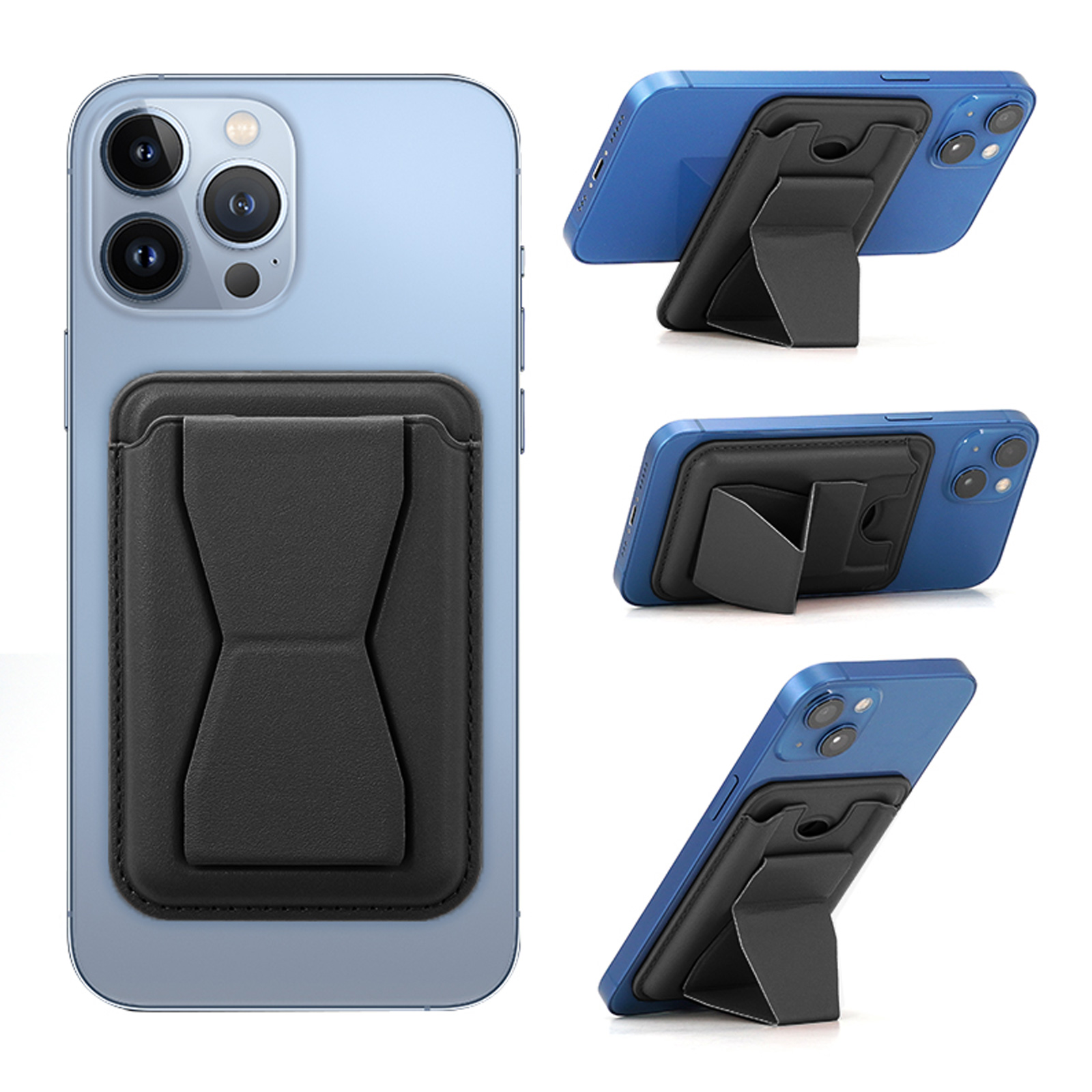 Hazne Kartlı Telefon Tutucu - Siyah promosyon ürünü
