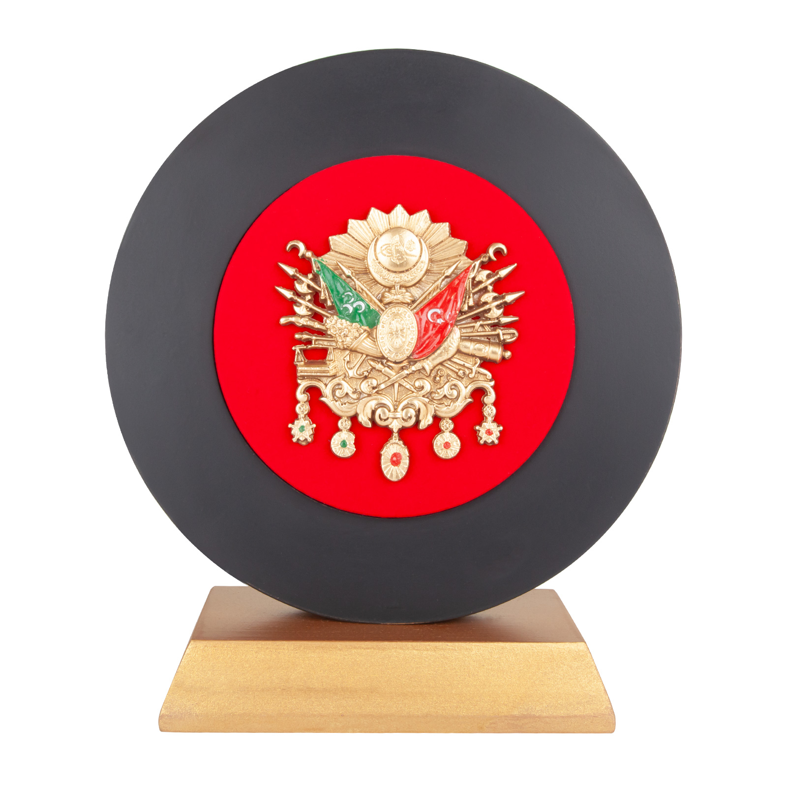 İhtişam Osmanlı Arması Kabartmalı Plaket — promosyon ürünü