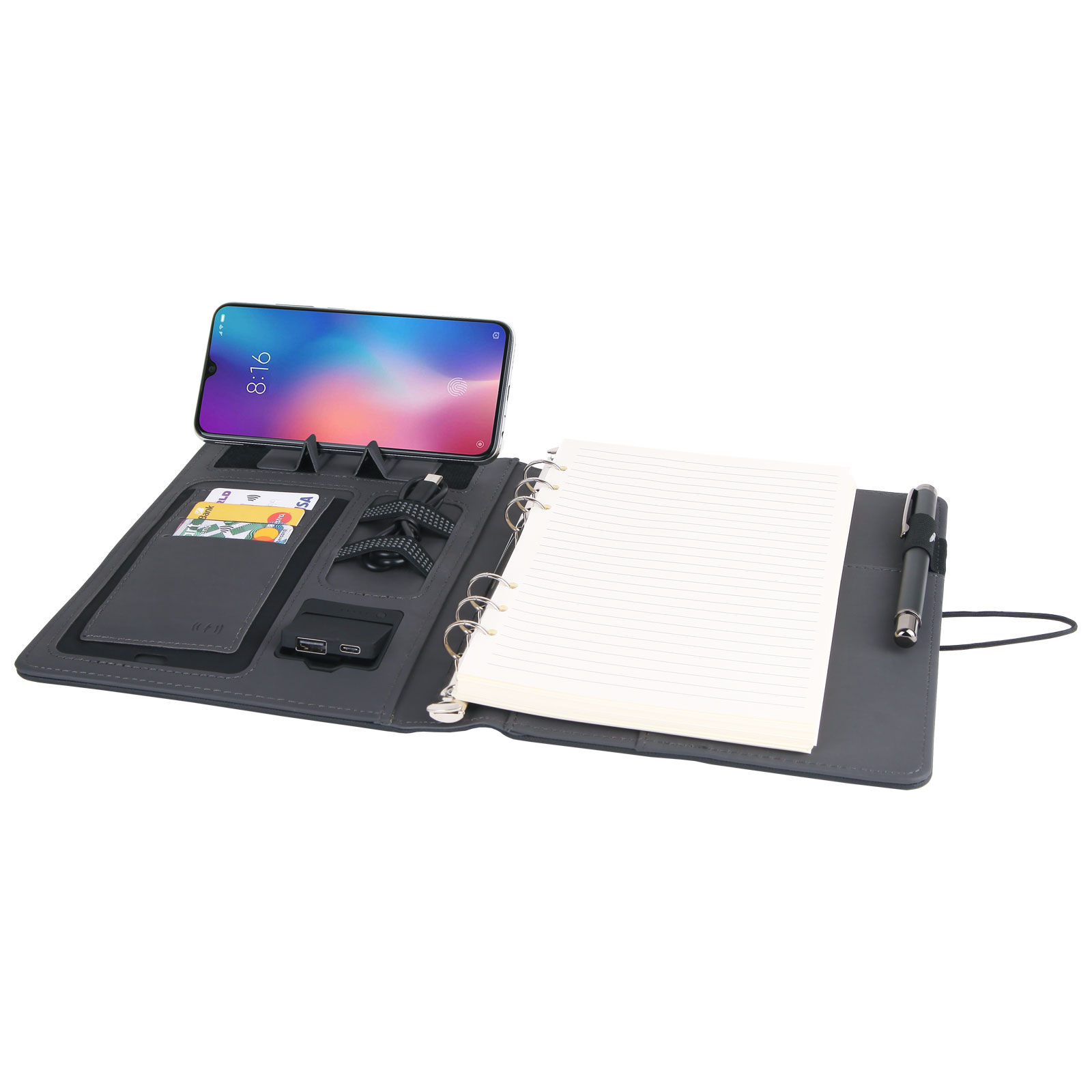 Kalkan 5.000 mah Wıreless Powerbank Defter promosyon ürünü