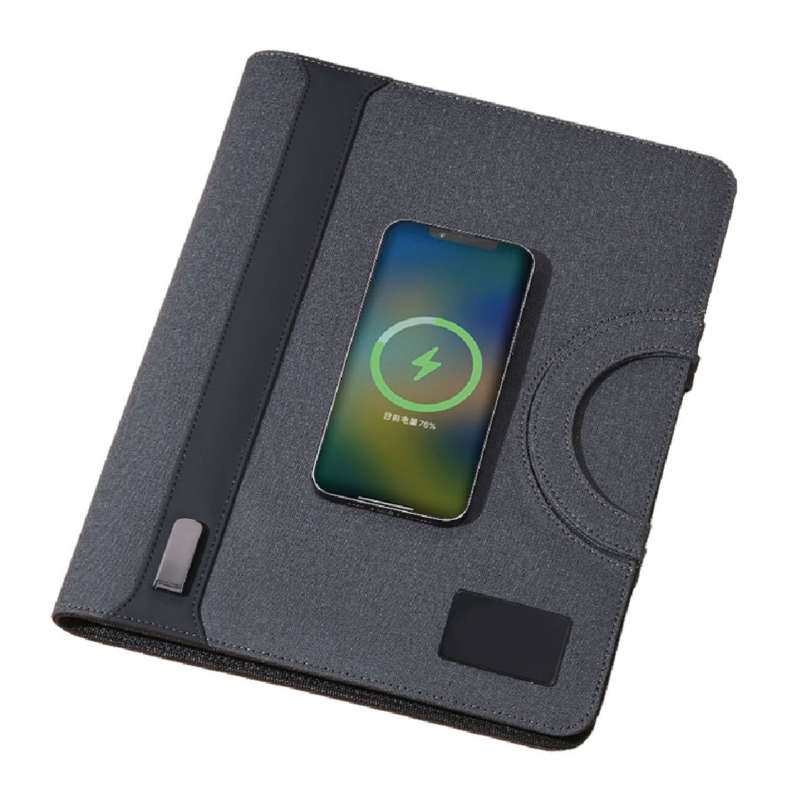 Kurtboğazı 8.000 mah Wıreless Powerbank Organizer Çanta — promosyon ürünü