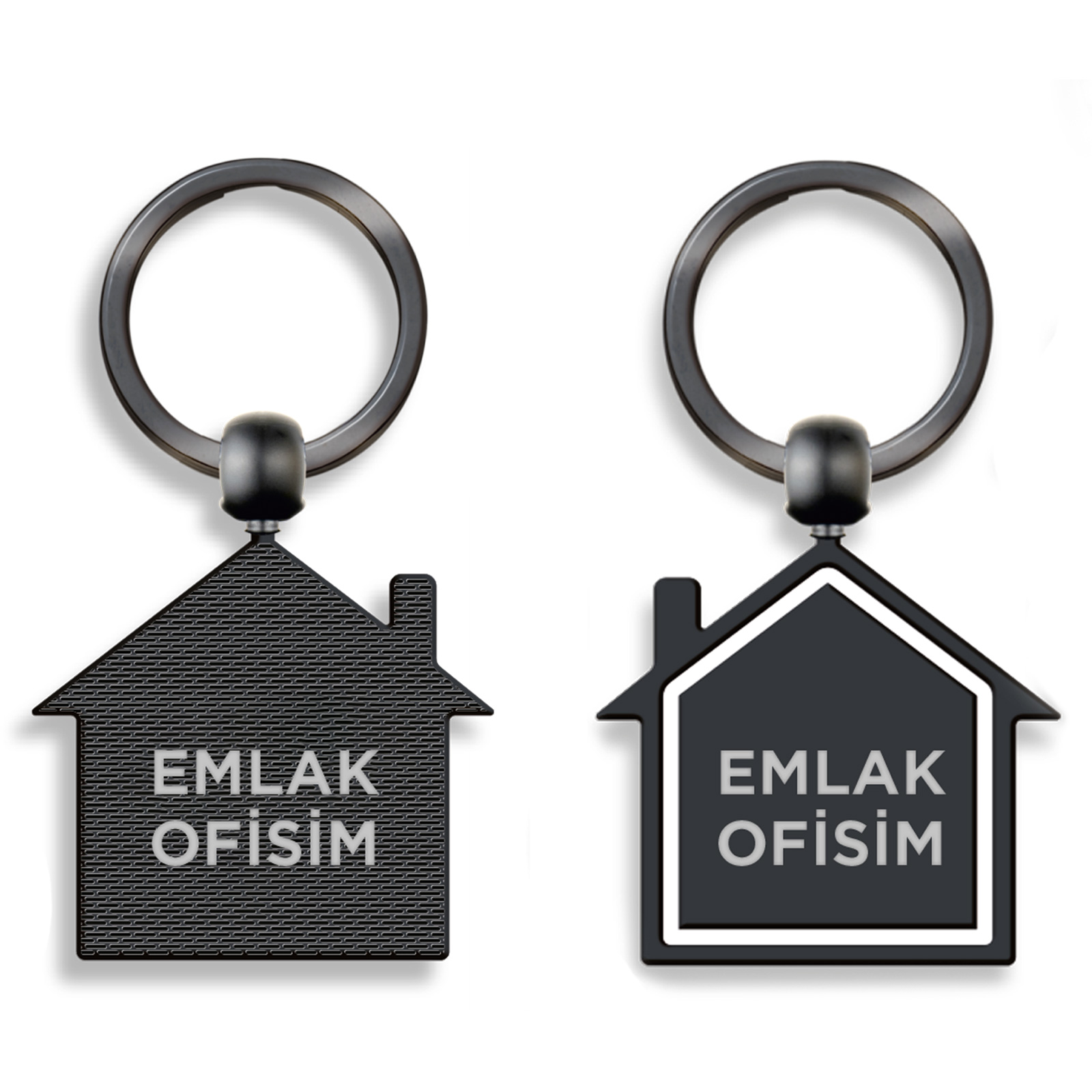 Laçin Çift Yön Metal Anahtarlık — promosyon ürünü