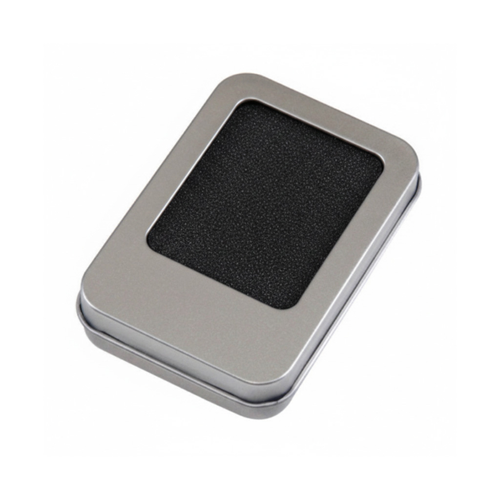 Metal Usb Bellek Kutusu (Küçük) - Gümüş promosyon ürünü