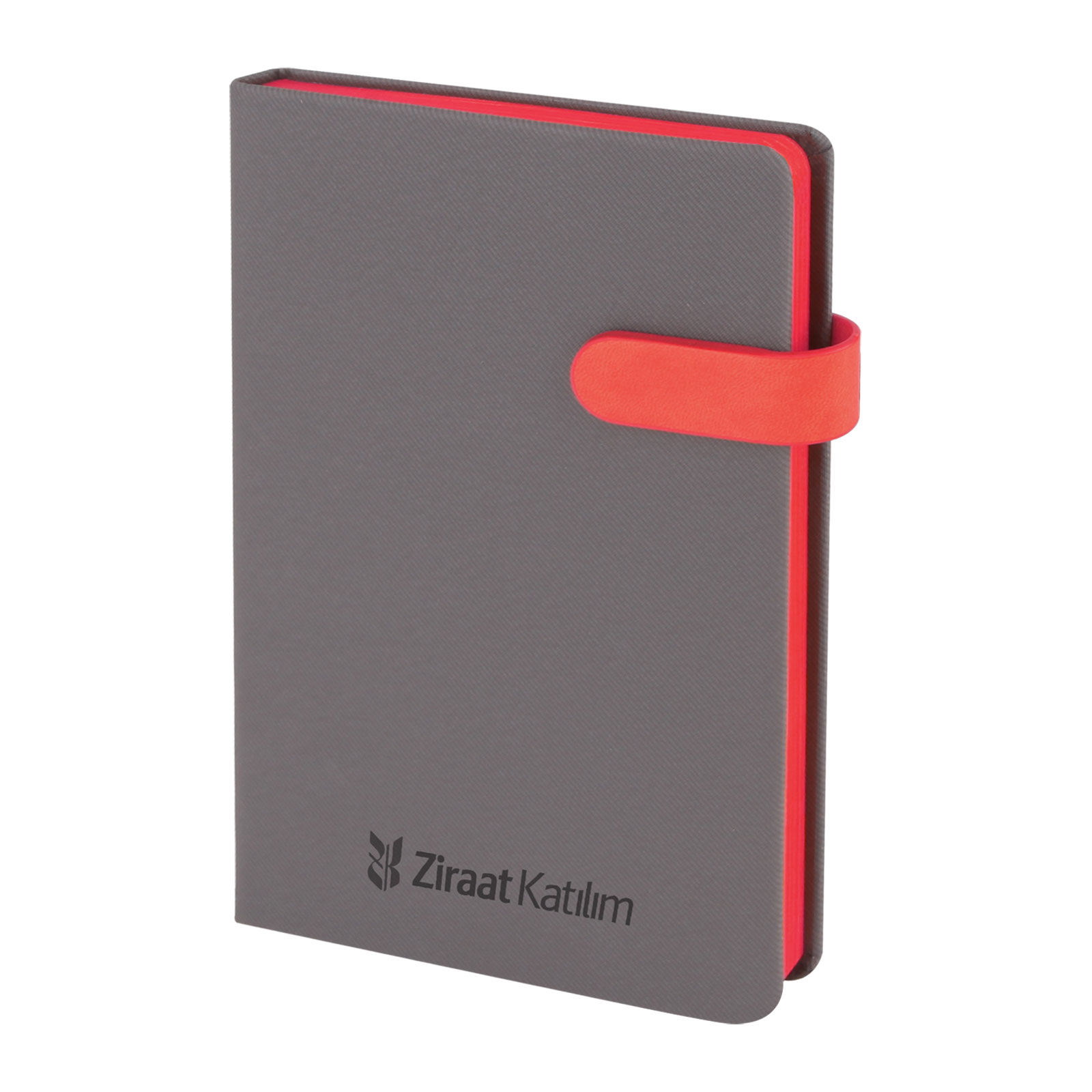 Oran Tarihsiz Defter (13x21 cm) - Kırmızı promosyon ürünü