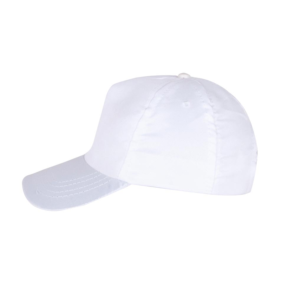 Papatya Polyester Şapka - Beyaz promosyon ürünü