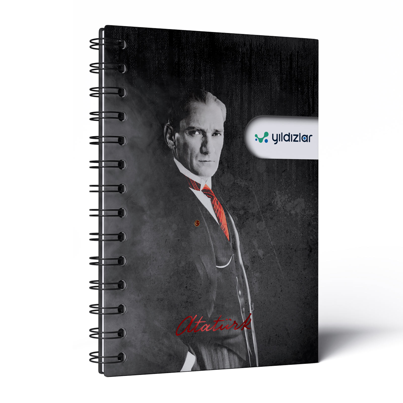 Parla Kuşe Mukavva Sıvama Spiralli Defter (15x21cm) promosyon ürünü