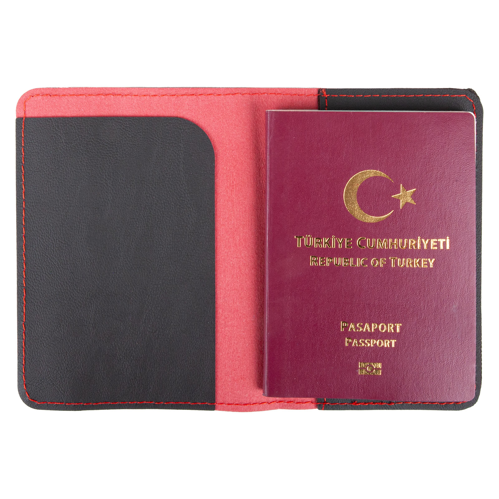 Pasaportluk Deri - Kırmızı promosyon ürünü
