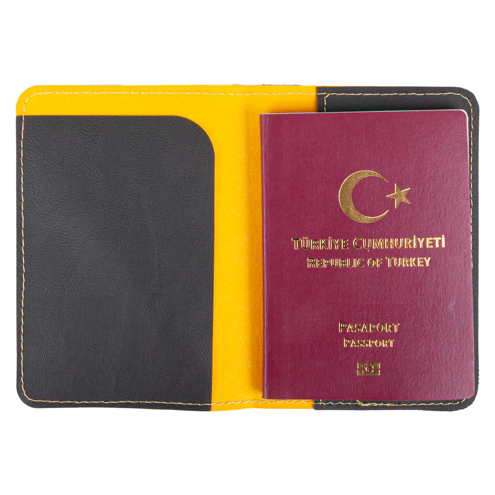 Pasaportluk Deri - Sarı promosyon ürünü