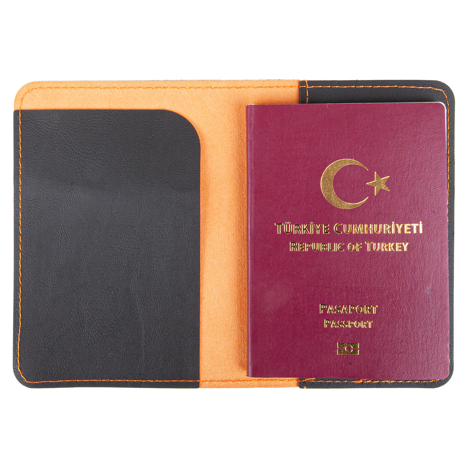 Pasaportluk Deri - Turuncu promosyon ürünü