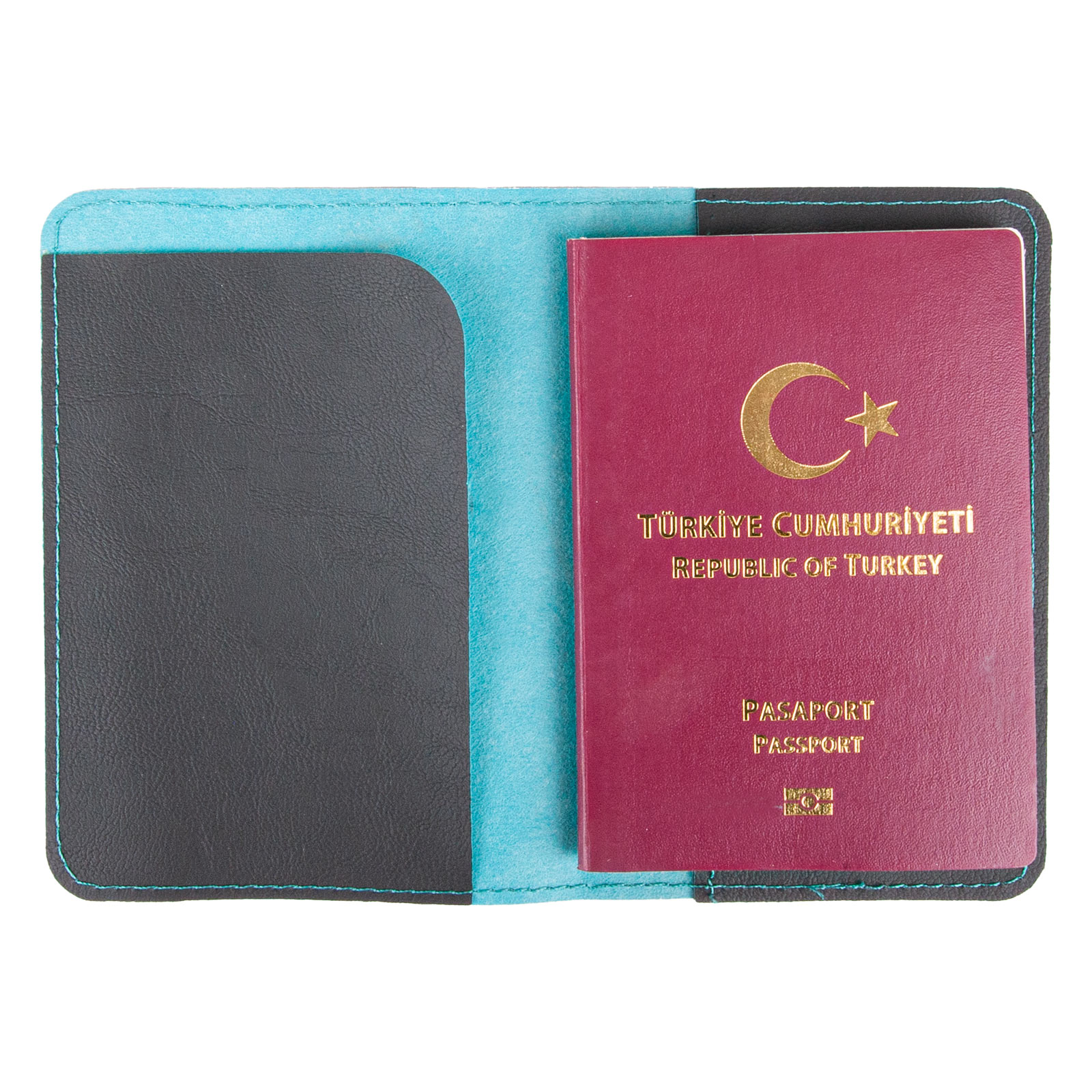 Pasaportluk Deri - Turkuaz promosyon ürünü