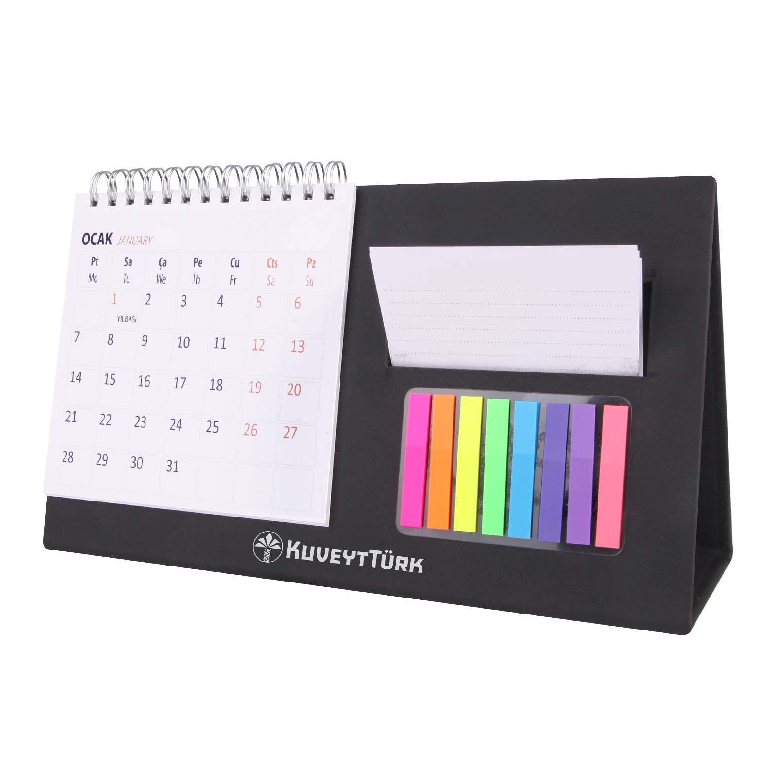 pm-02 Postitli Üçgen Masa Takvimi promosyon ürünü