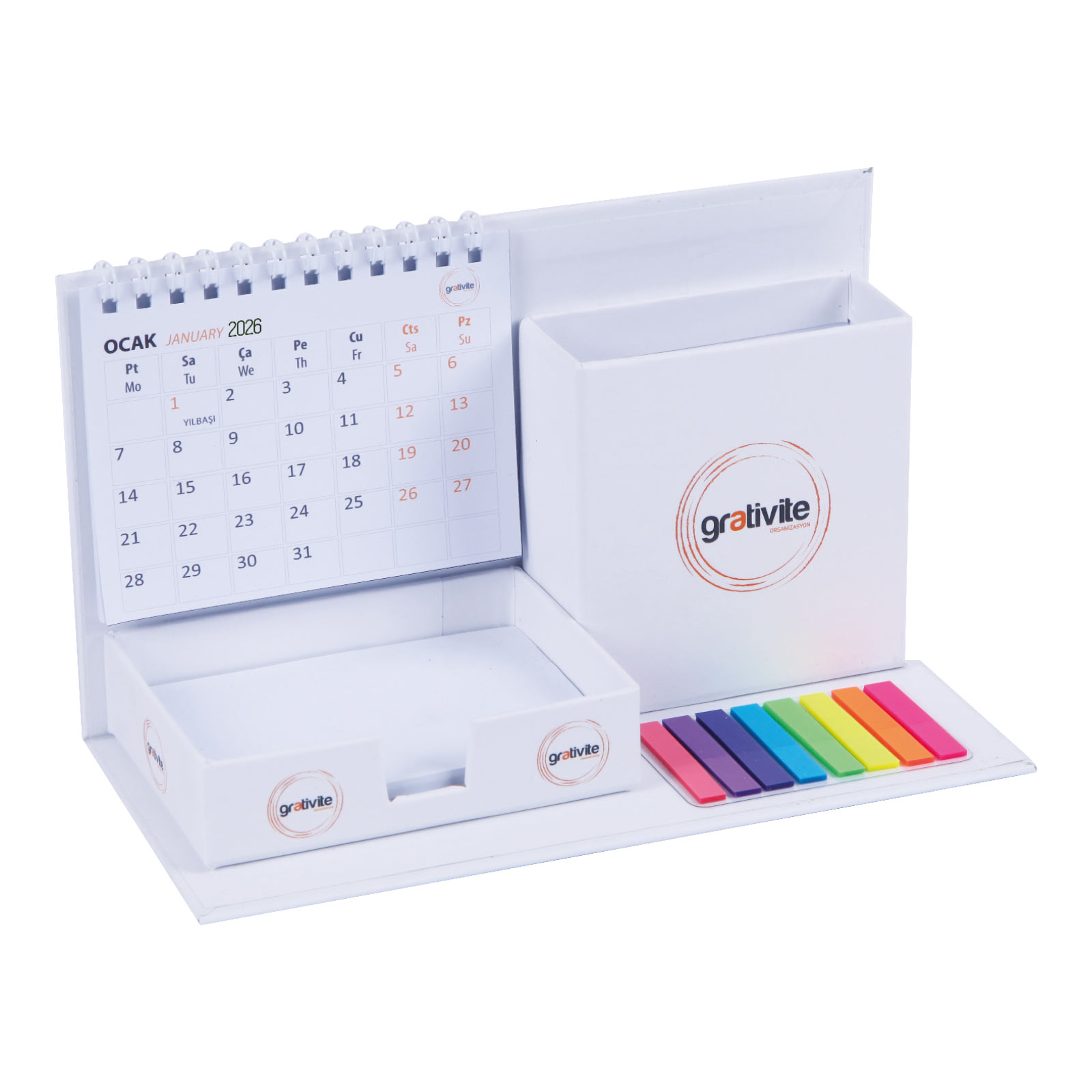 pm-33 Takvimli Bloknot — promosyon ürünü