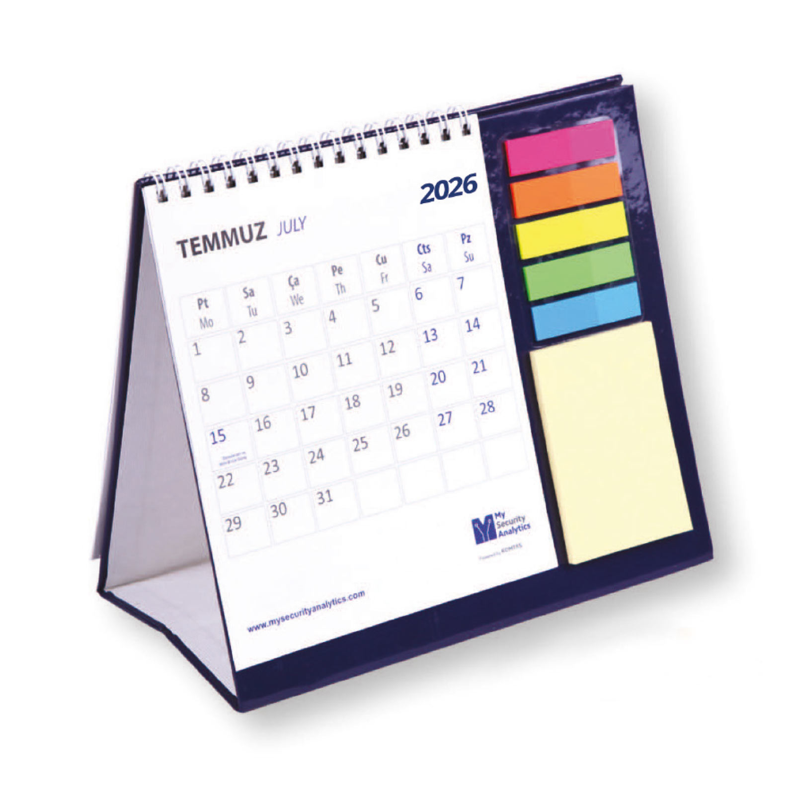 pm-34 Postitli Masa Takvimi promosyon ürünü