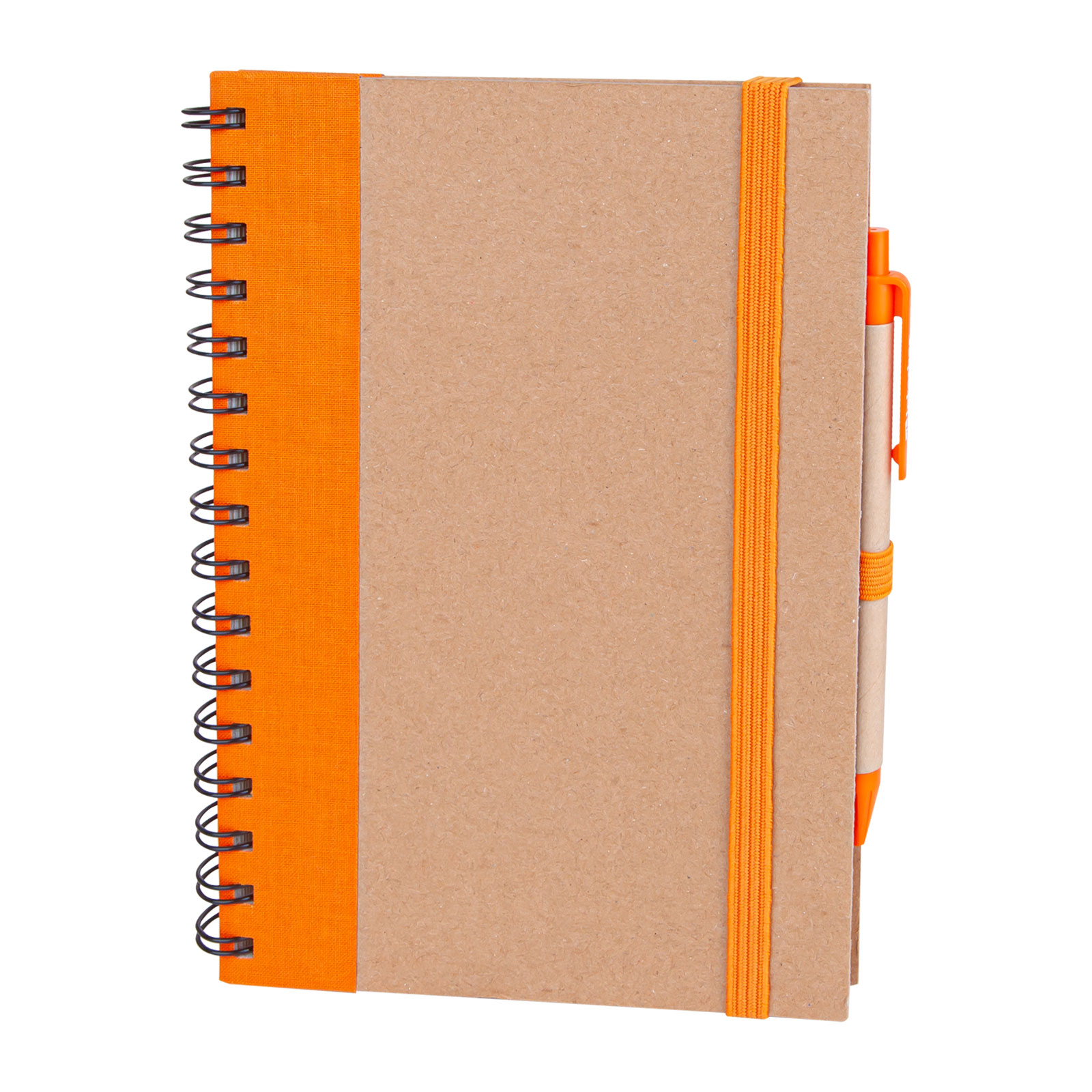 Pursaklar Spiralli Tarihsiz Defter (15x21 cm) - Turuncu promosyon ürünü