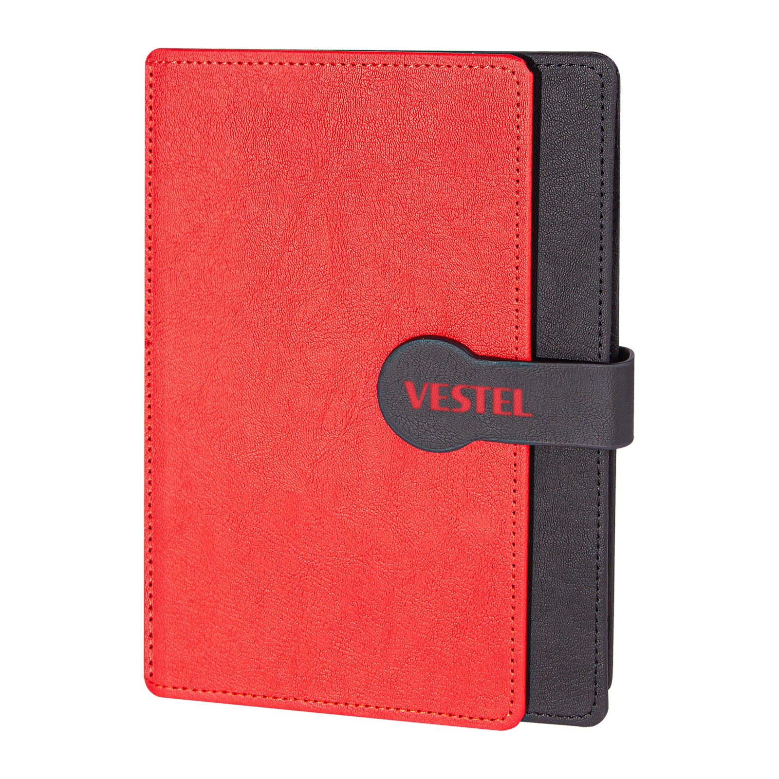 Saray Tarihsiz Defter (15x21 cm) - Kırmızı promosyon ürünü