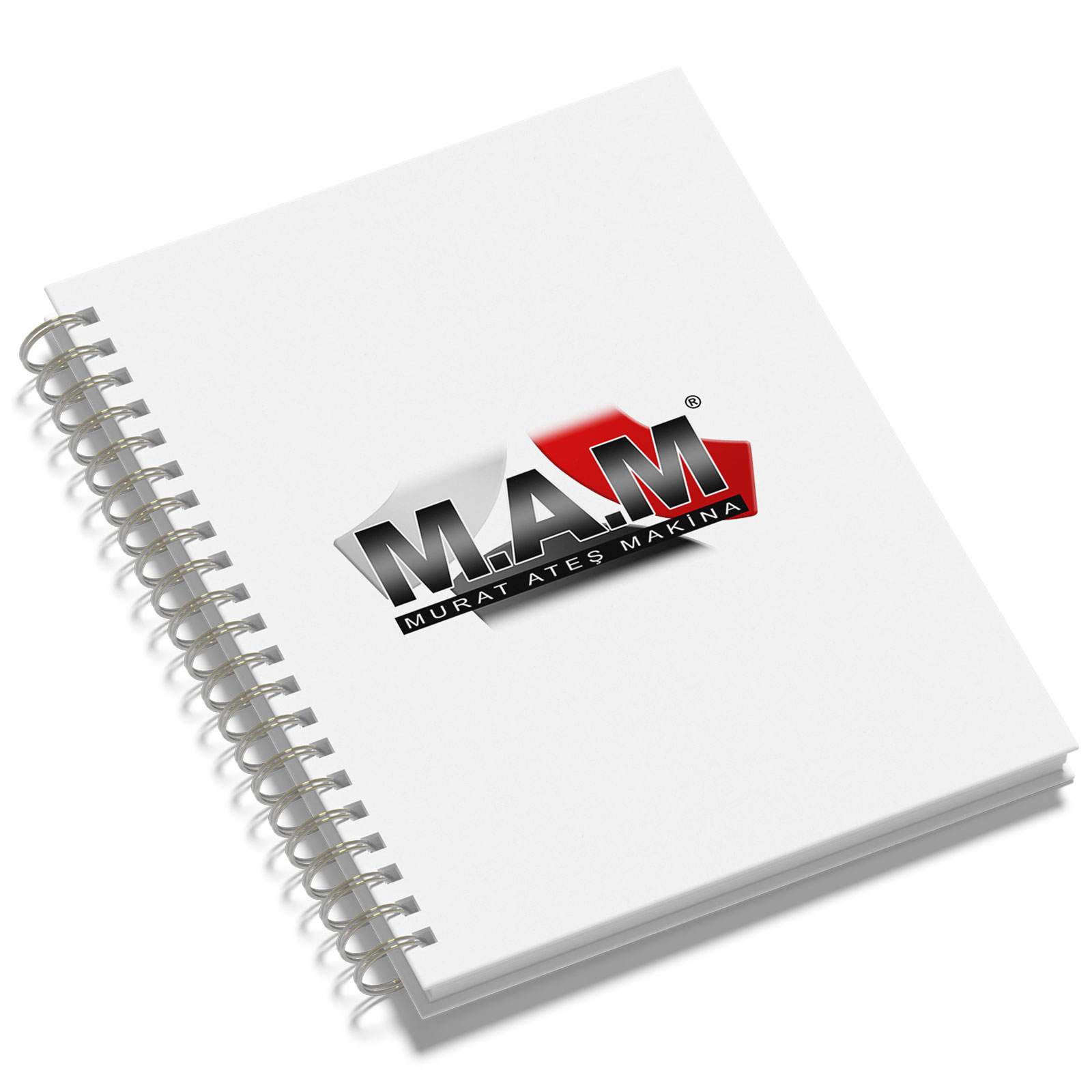 Tandoğan Kuşe Mukavva Sıvama Spiralli Defter 15x21 cm — promosyon ürünü