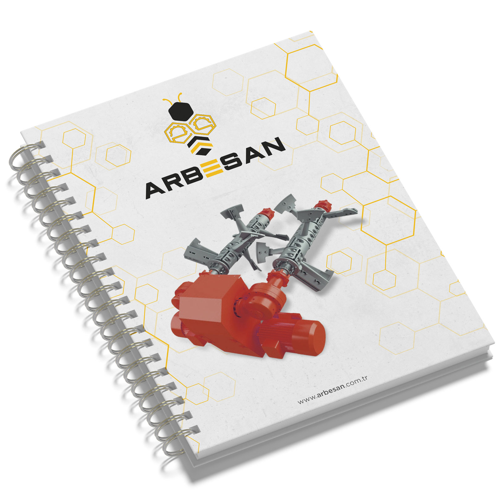 Tandoğan Kuşe Mukavva Sıvama Spiralli Defter 15x21 cm promosyon ürünü