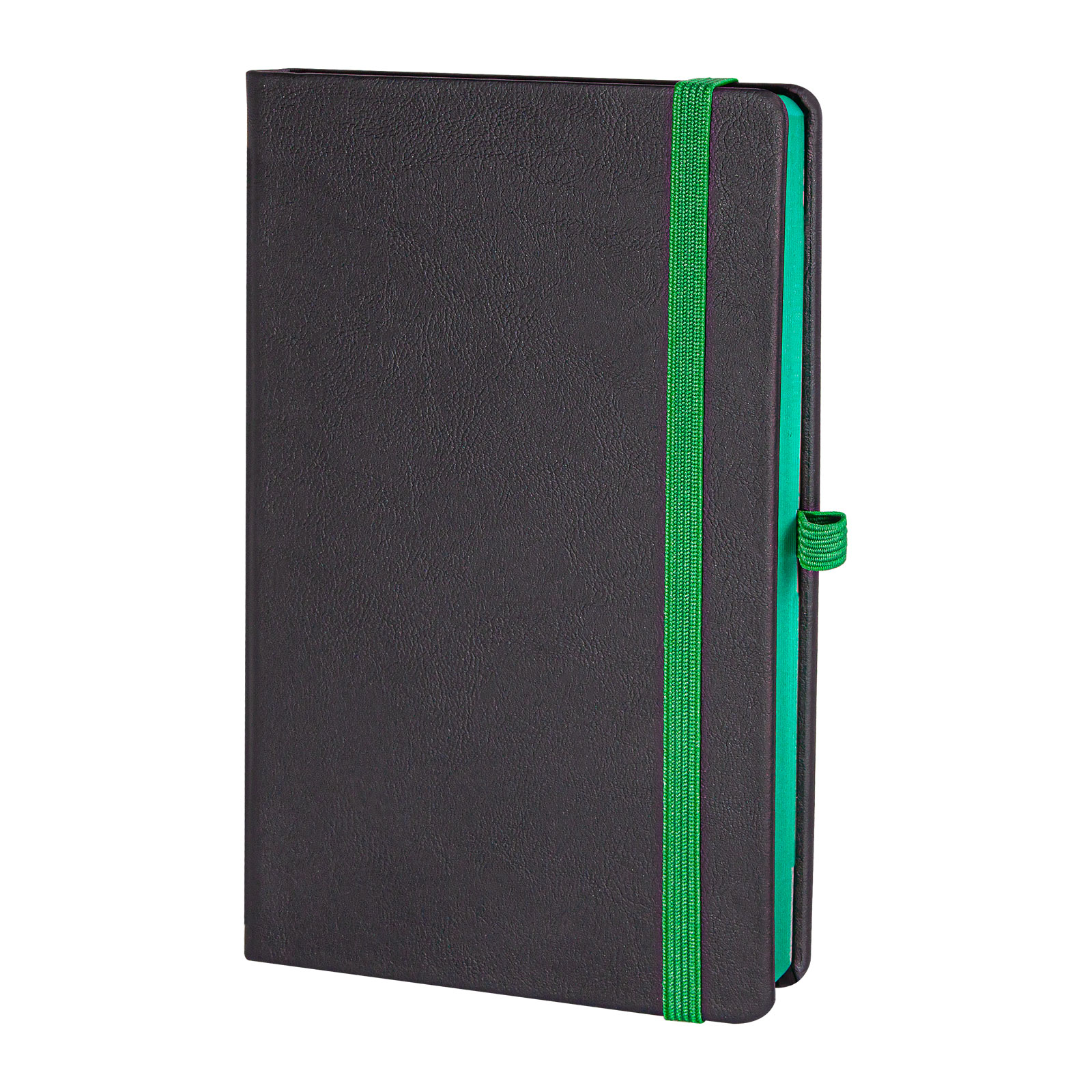 Tunalı Tarihsiz Defter (13x21 cm) - Yeşil promosyon ürünü