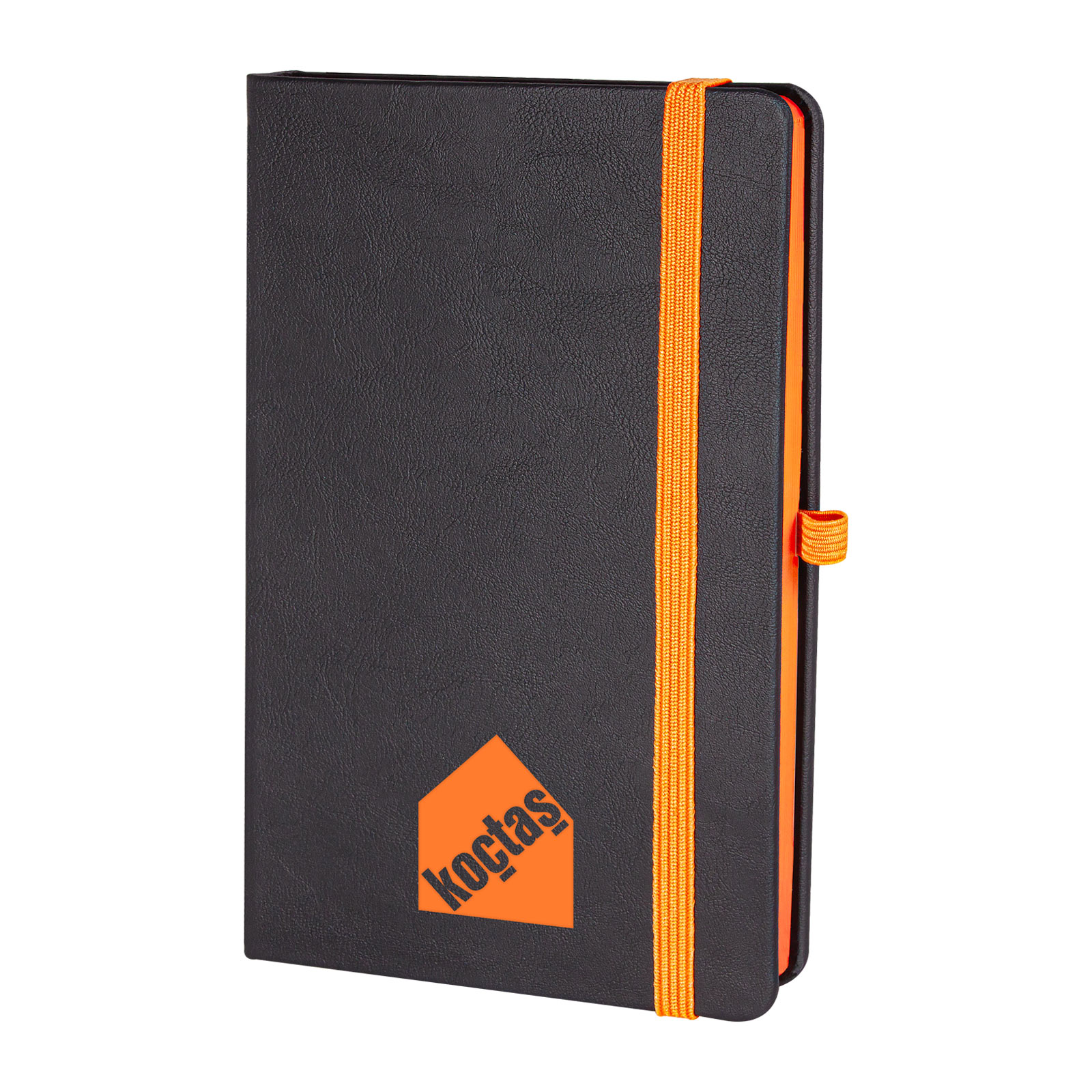 Tunalı Tarihsiz Defter (13x21 cm) - Turuncu promosyon ürünü