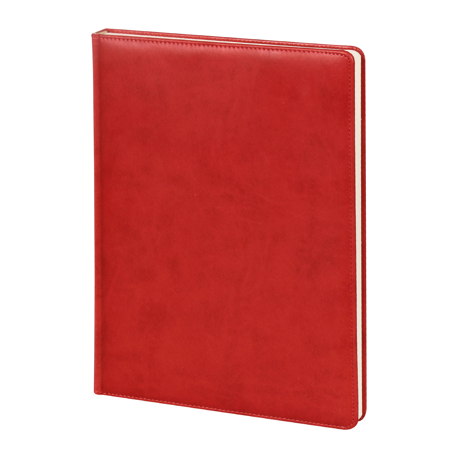 Yakacık Tarihli Günlük Ciltli Ajanda (20x28 cm) - Kırmızı promosyon ürünü
