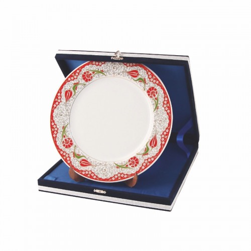 ypt-01 Yaldız İşlemeli Plaket Tabak promosyon ürünü